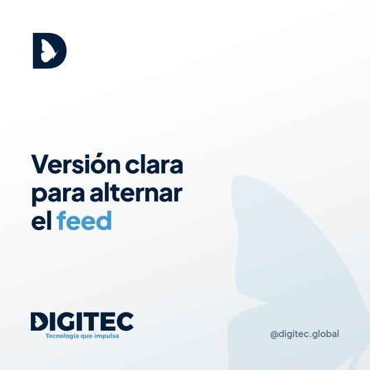 Pieza de identidad DIGITEC en versión clara